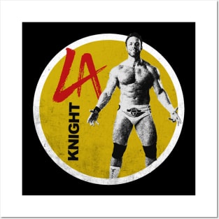 LA KNIGHT ON Yellow Posters and Art